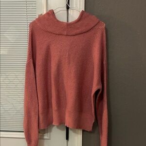 All in Motion Women's Cowl Neck Sweater in Rose